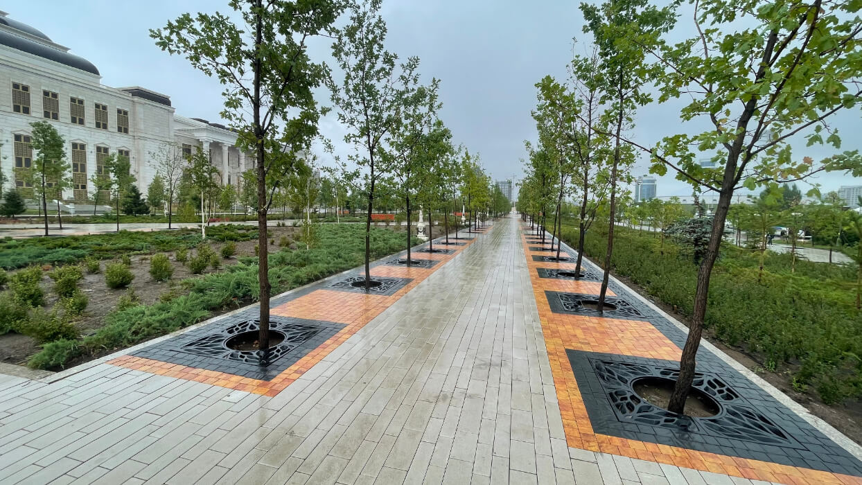 Приствольная решетка для дерева ZKING CRUST 1.2х1.2м Черная в Урае фото