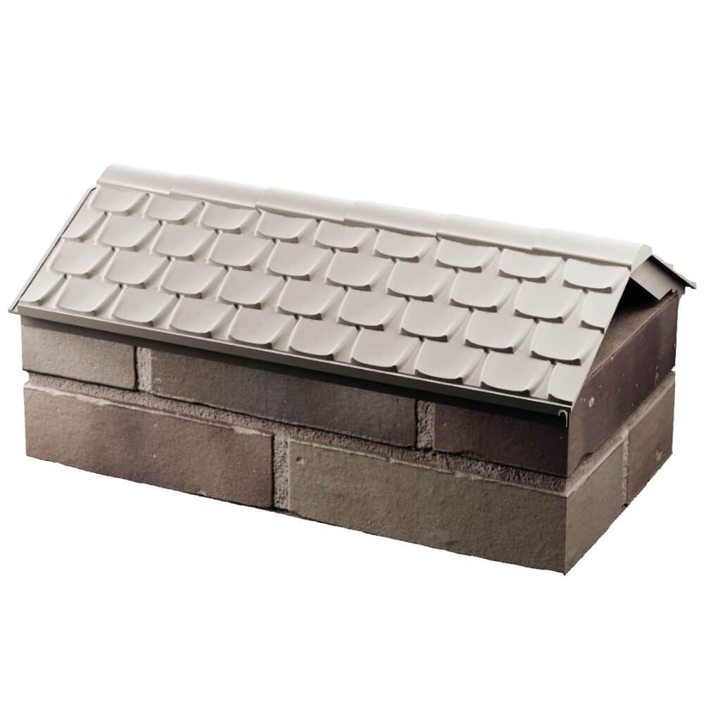 Парапет Zking Эльбрус Бежевый с посадкой на 1 кирпич (255мм) в Урае фото