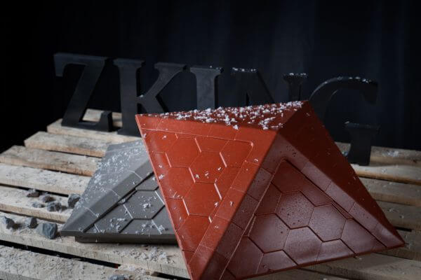 Колпак Zking Эверест Красный на столб 1.5х1.5 кирпича (390х390мм) в Урае фото