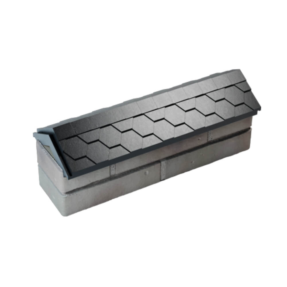 Парапет Zking Эверест Черный с посадкой на 0.5 кирпича (130мм) в Урае фото