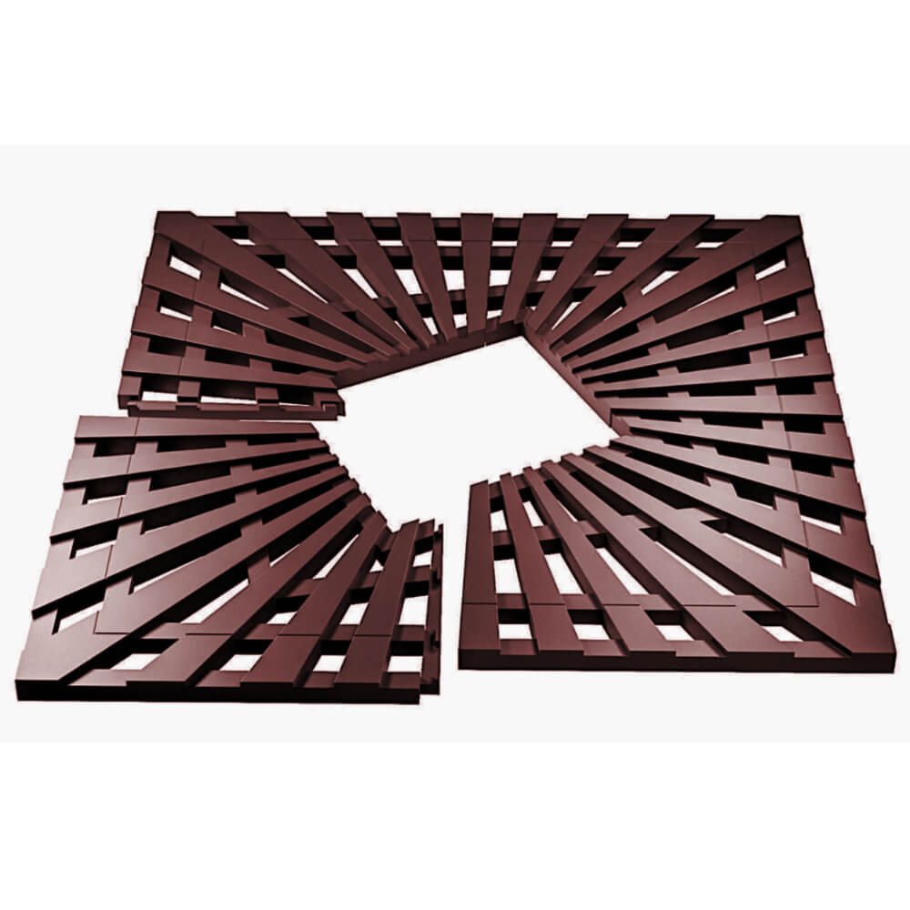 Приствольная решетка для дерева ZKING ATMOSPHERE 1.2х1.2м Коричневая в Урае фото