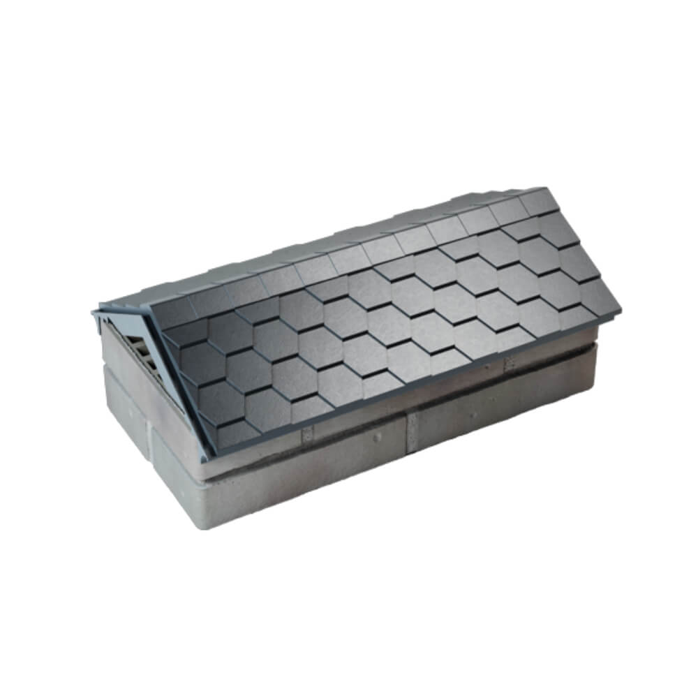 Парапет Zking Эверест Серый с посадкой на 1 кирпич (200/225/255мм) в Урае фото