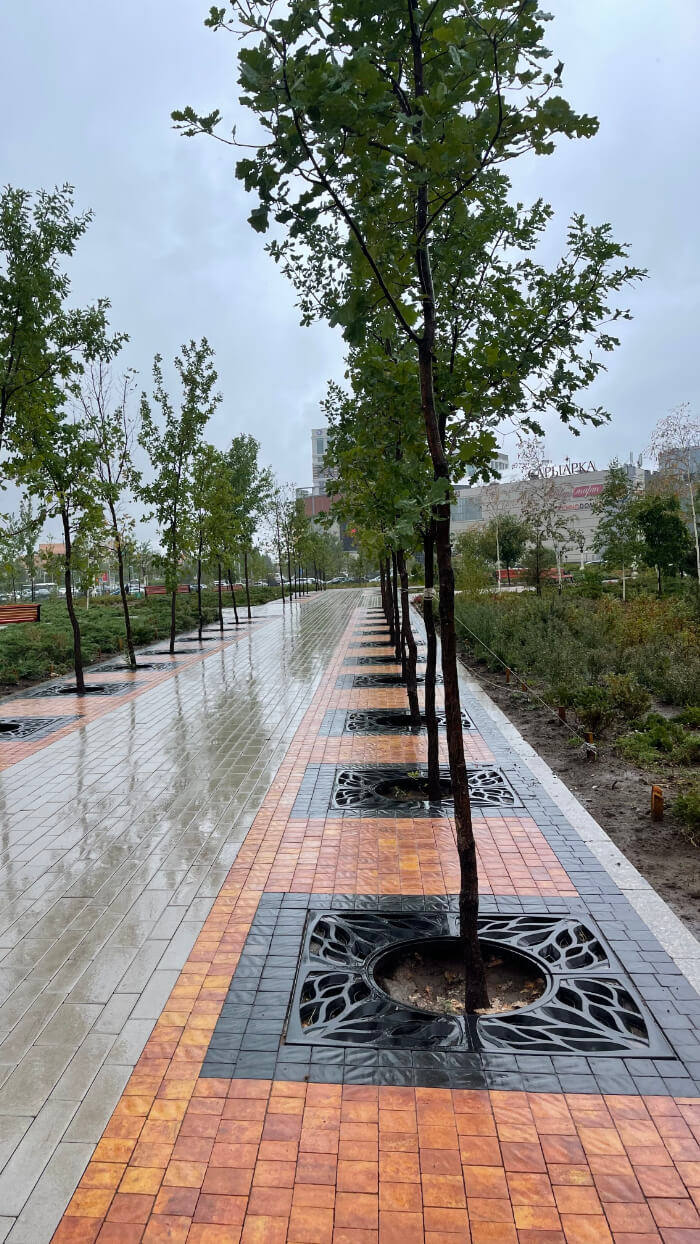 Приствольная решетка для дерева ZKING CRUST 1.2х1.2м Черная в Урае фото