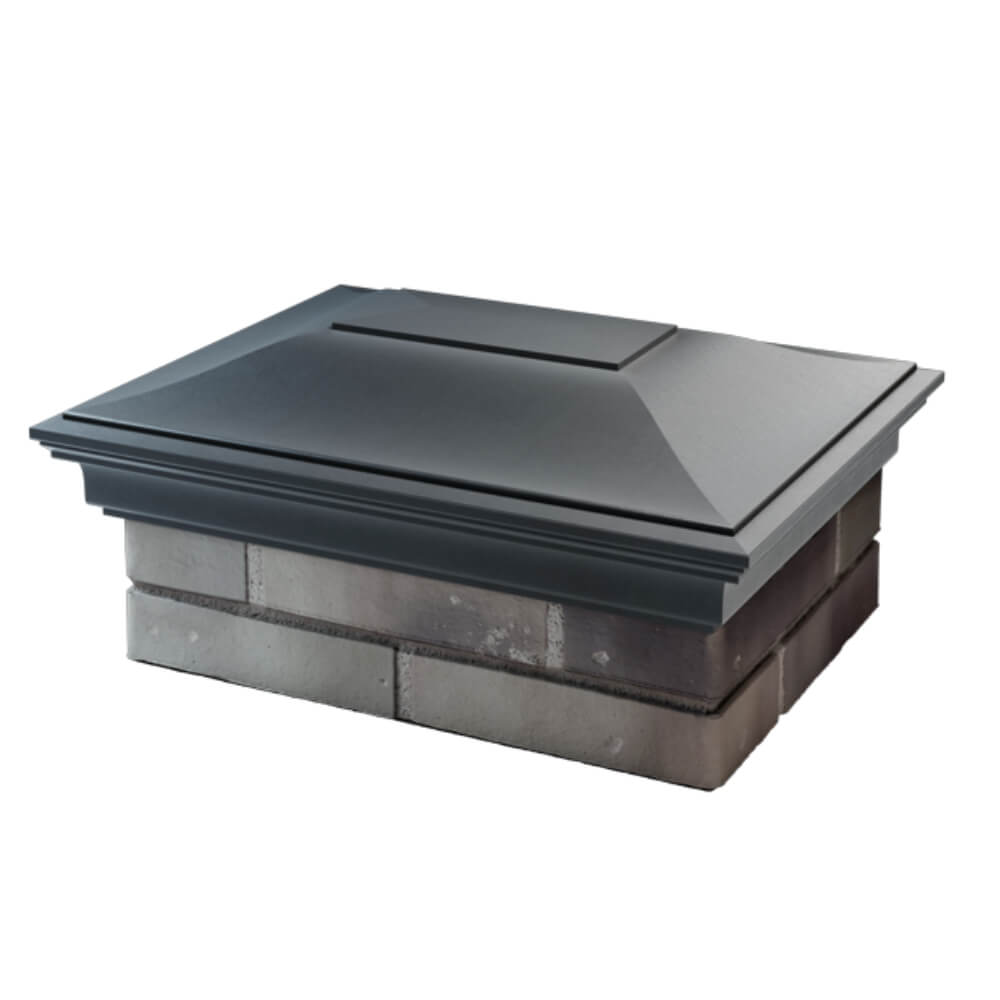 Колпак Zking Монблан Серый на столб 2х1.5 кирпича (515х385мм) в Урае фото