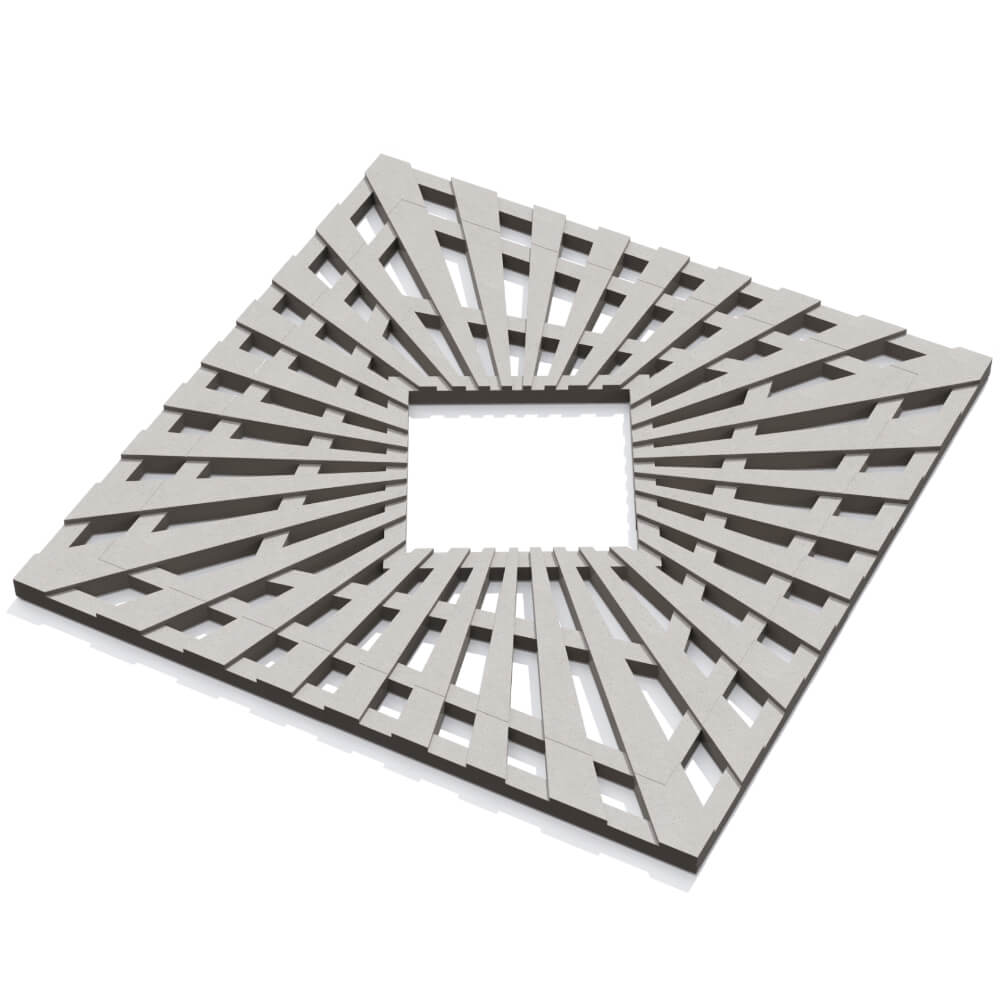 Приствольная решетка для дерева ZKING ATMOSPHERE 1.2х1.2м Бежевая в Урае фото