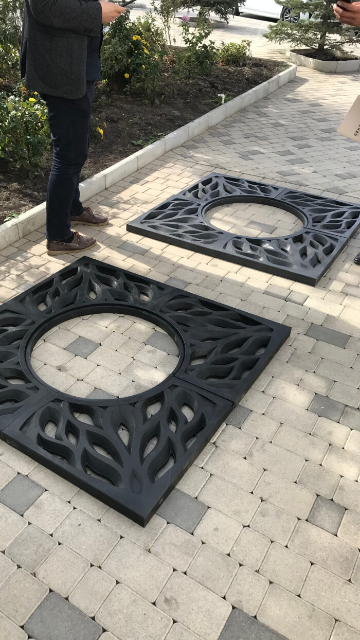 Приствольная решетка для дерева ZKING CRUST 1.2х1.2м Черная в Урае фото