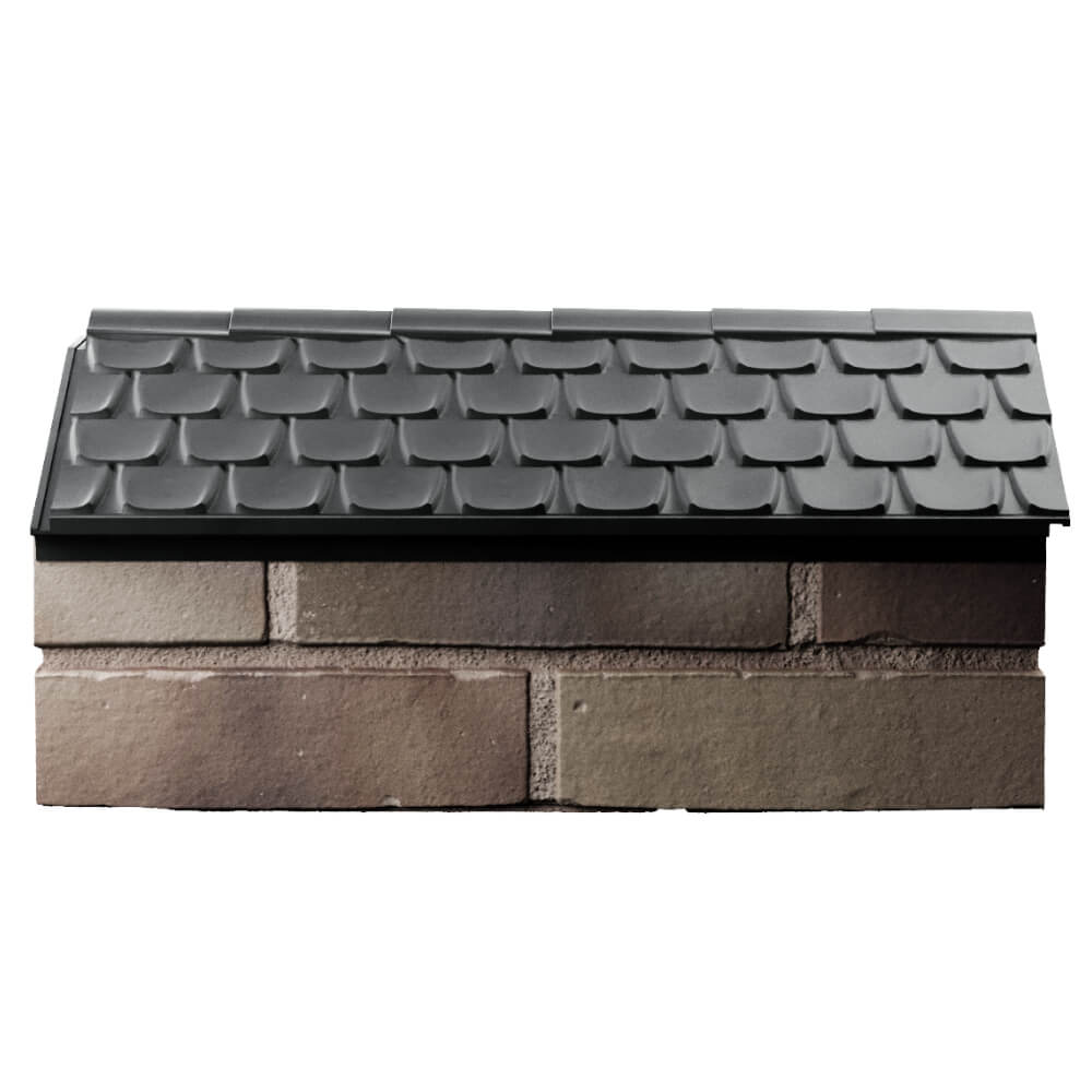 Парапет Zking Эльбрус Серый с посадкой на 1 кирпич (255мм) в Урае фото