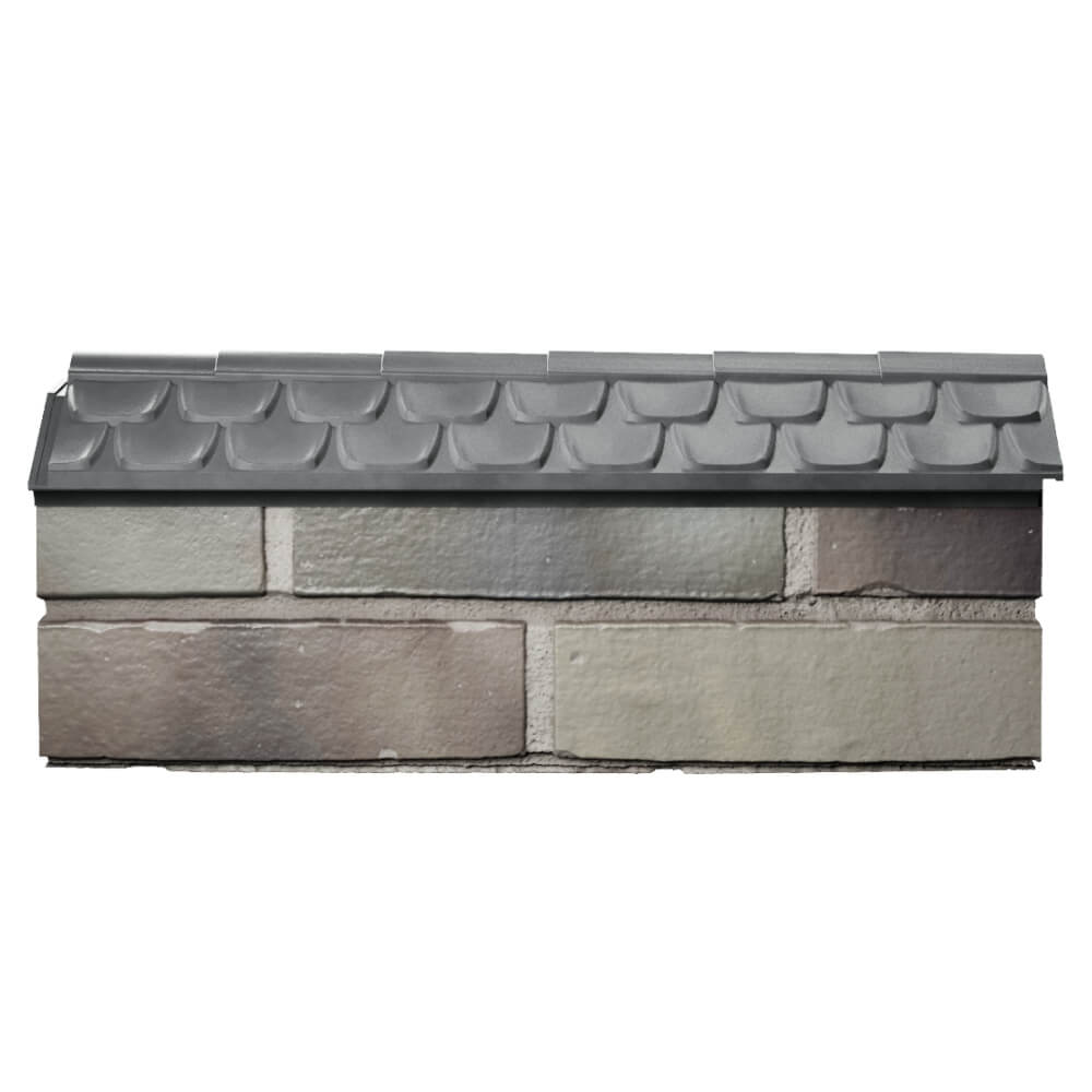 Парапет Zking Эльбрус Серый с посадкой на 0.5 кирпича (130мм) в Урае фото