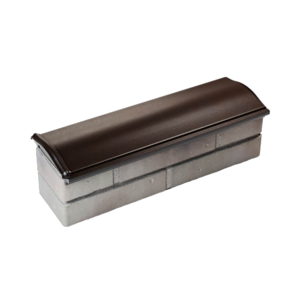 Парапет Zking Монблан Коричневый посадка на 0.5 кирпича (130мм) в Урае фото