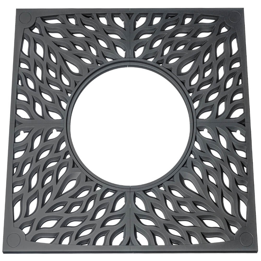 Приствольная решетка для дерева ZKING CRUST 2х2м Черная Урай фото