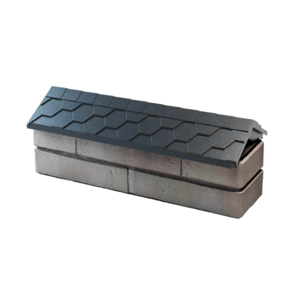 Парапет Zking Эверест Серый с посадкой на 0.5 кирпича (130мм) в Урае фото