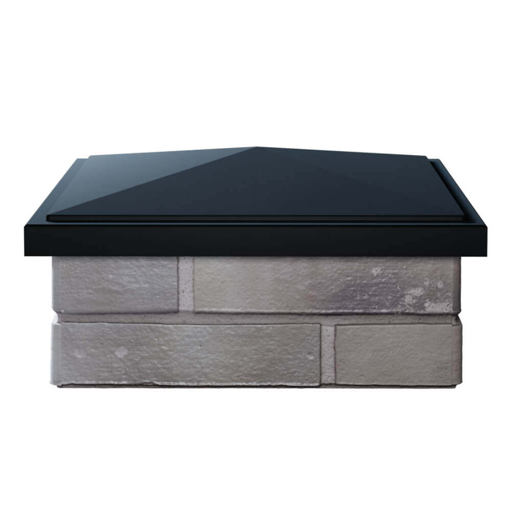 Колпак Zking БонаМоно Черный на столб 1.5х1.5 кирпича (385х385, 400х400мм) Урай фото