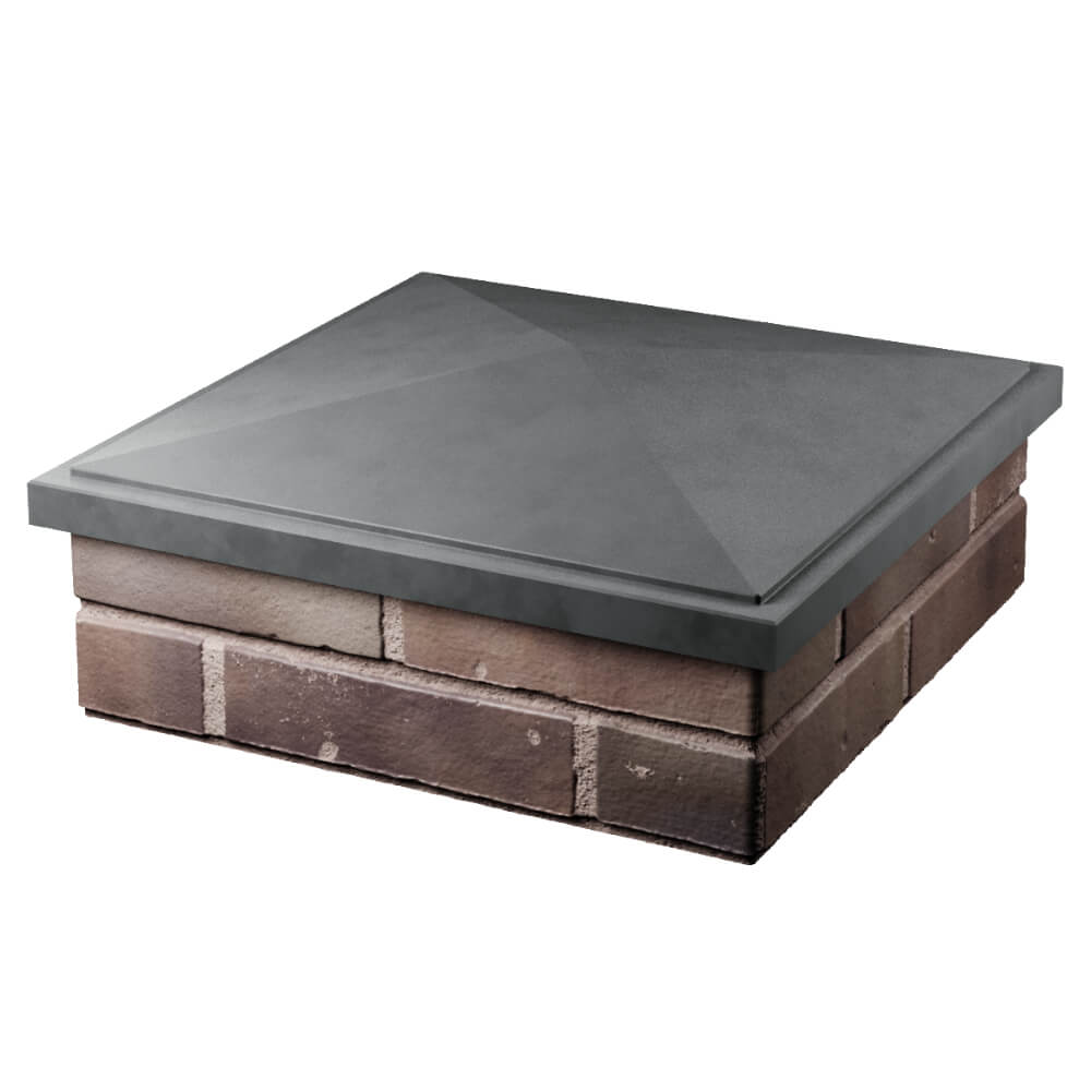 Колпак Zking БонаМоно Серый на столб 2х2 кирпича (515х515, 530х530мм) в Урае фото