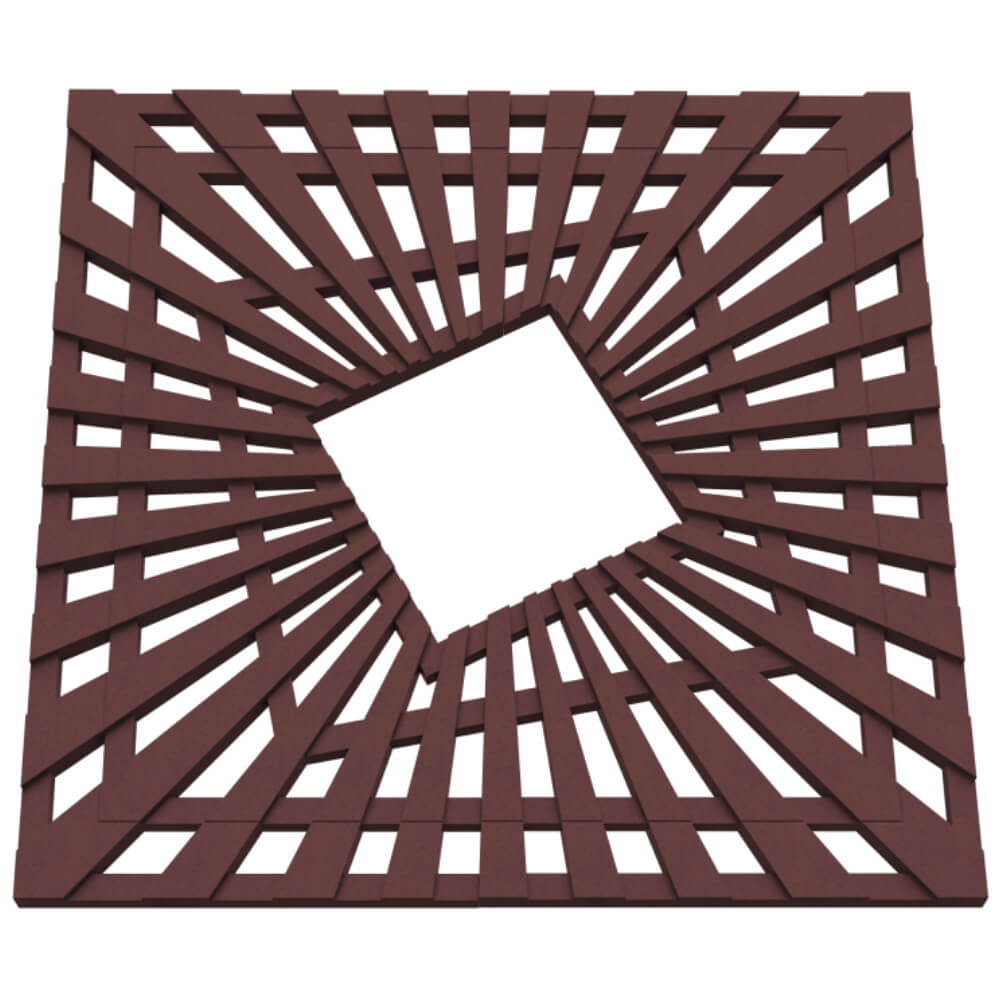 Приствольная решетка для дерева ZKING ATMOSPHERE 1.2х1.2м Коричневая в Урае фото