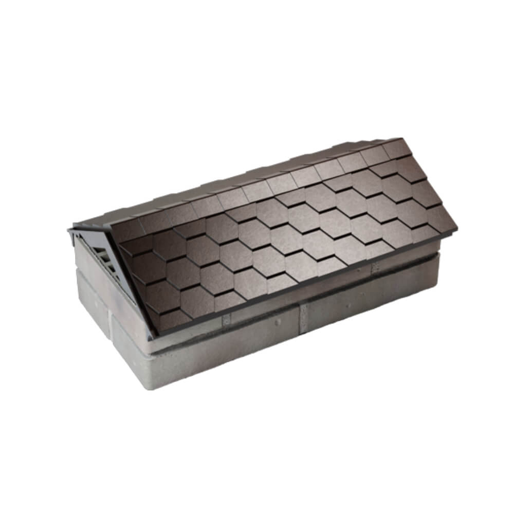 Парапет Zking Эверест Коричневый с посадкой на 1 кирпич (200/225/255мм) в Урае фото