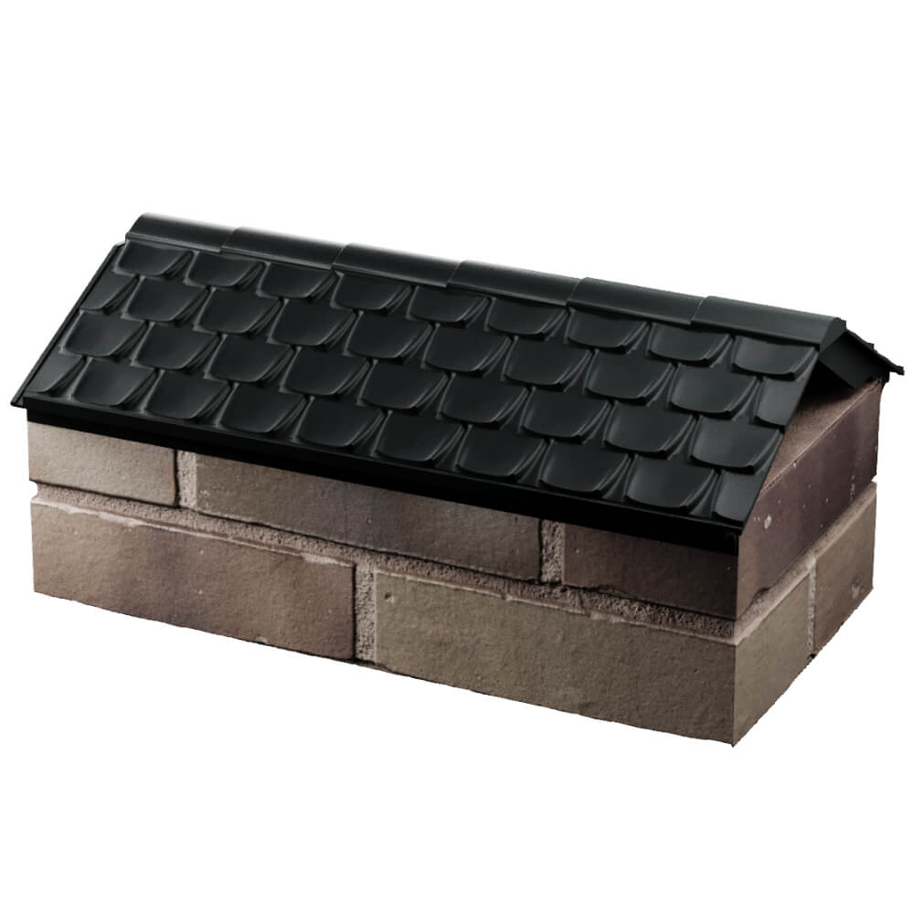 Парапет Zking Эльбрус Черный с посадкой на 1 кирпич (255мм) в Урае фото