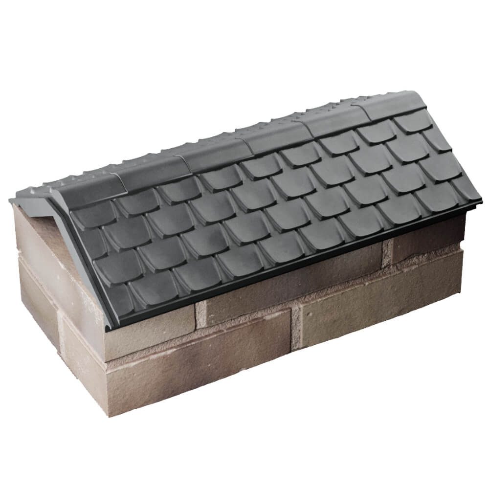 Парапет Zking Эльбрус Серый с посадкой на 1 кирпич (255мм) в Урае фото