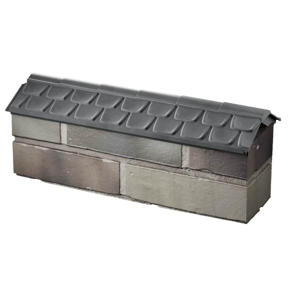 Парапет Zking Эльбрус Серый с посадкой на 0.5 кирпича (130мм) в Урае фото