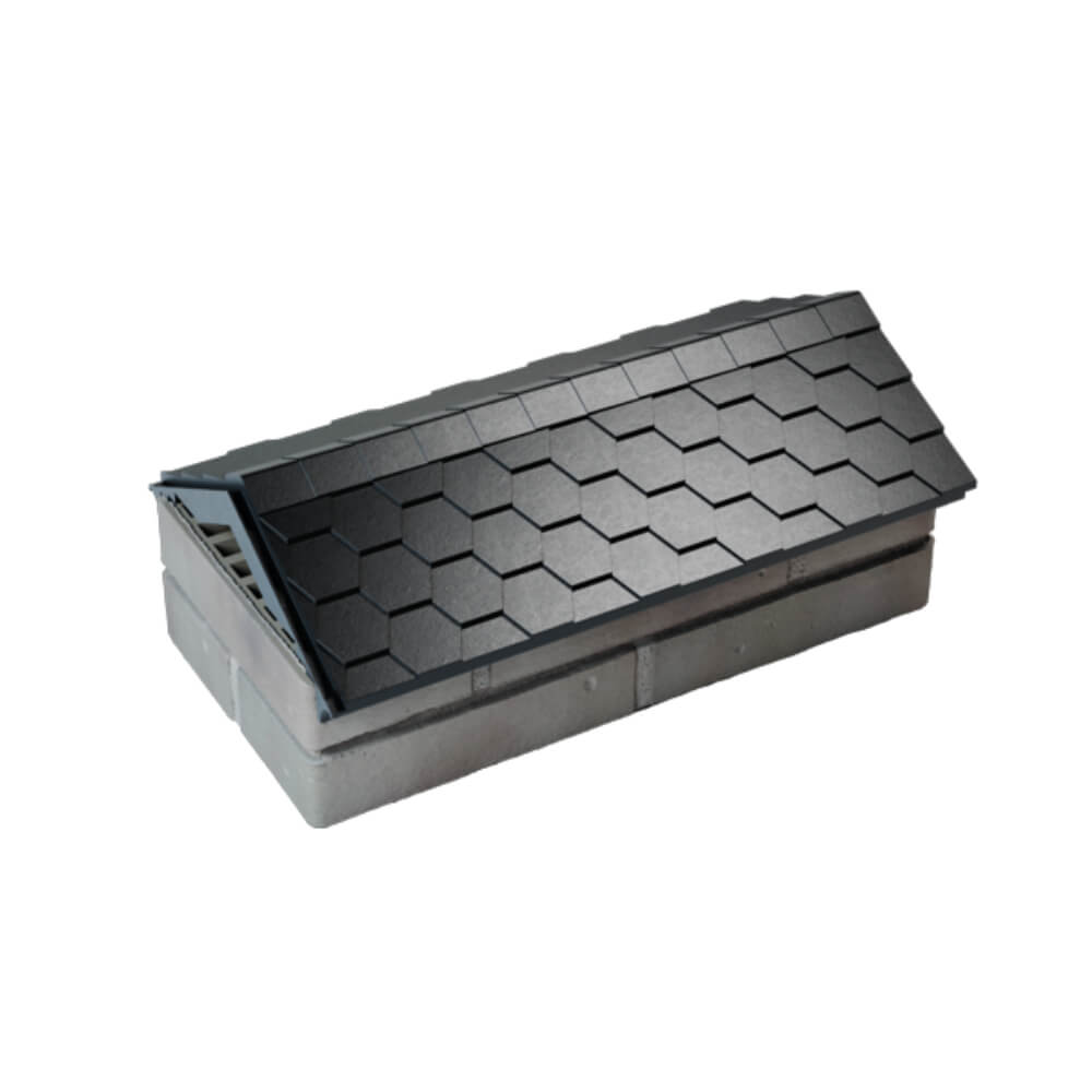 Парапет Zking Эверест Черный с посадкой на 1 кирпич (200/225/255мм) в Урае фото