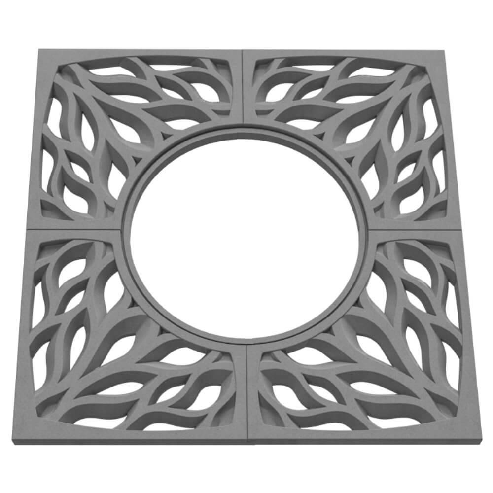 Приствольная решетка для дерева ZKING CRUST 1.2х1.2м Серая в Урае фото