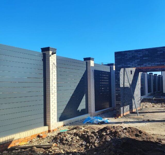 Колпак Zking Бона ХайТек Серый на столб 1.5х1.5 кирпича (385х385мм) в Урае фото