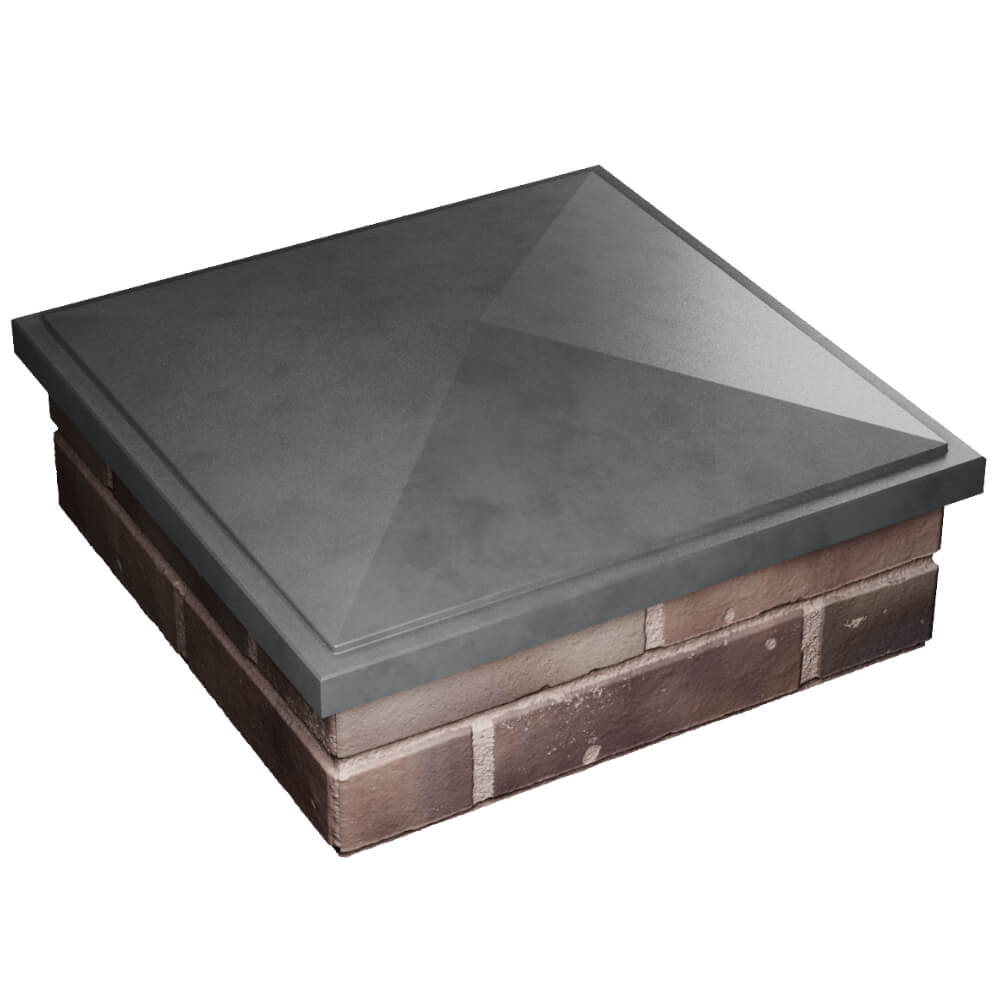 Колпак Zking БонаМоно Серый на столб 2х2 кирпича (515х515, 530х530мм) в Урае фото