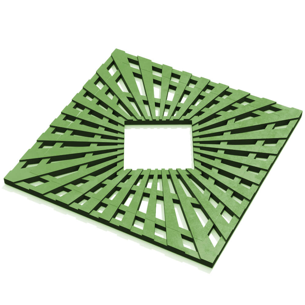 Приствольная решетка для дерева ZKING ATMOSPHERE 1.2х1.2м Зеленая в Урае фото