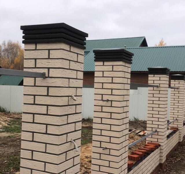 Колпак Zking Бона ХайТек Коричневый на столб 1.5х1.5 кирпича (385х385мм) в Урае фото