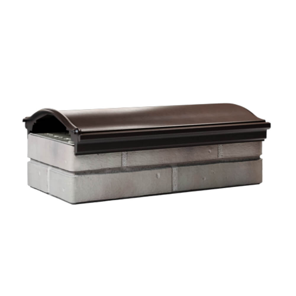 Парапет Zking Монблан Коричневый посадка на 1 кирпич (200/225/255мм) Урай фото