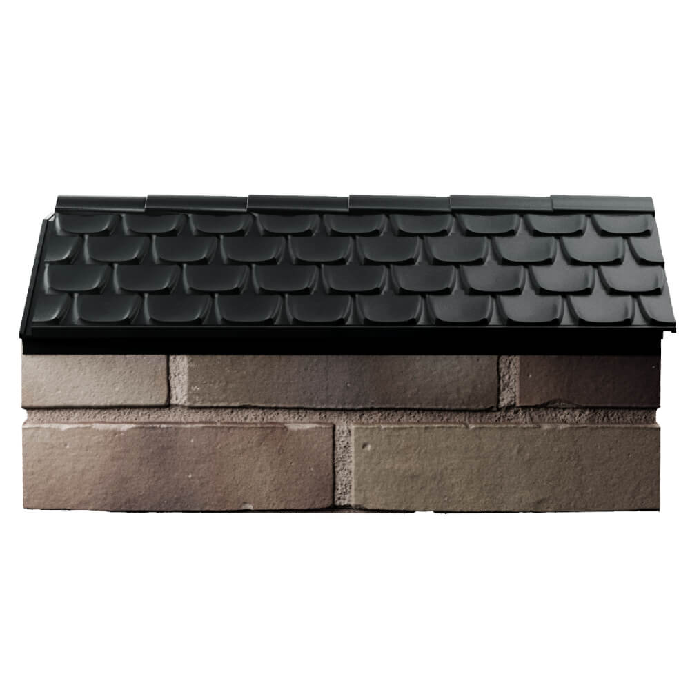 Парапет Zking Эльбрус Черный с посадкой на 1 кирпич (255мм) в Урае фото