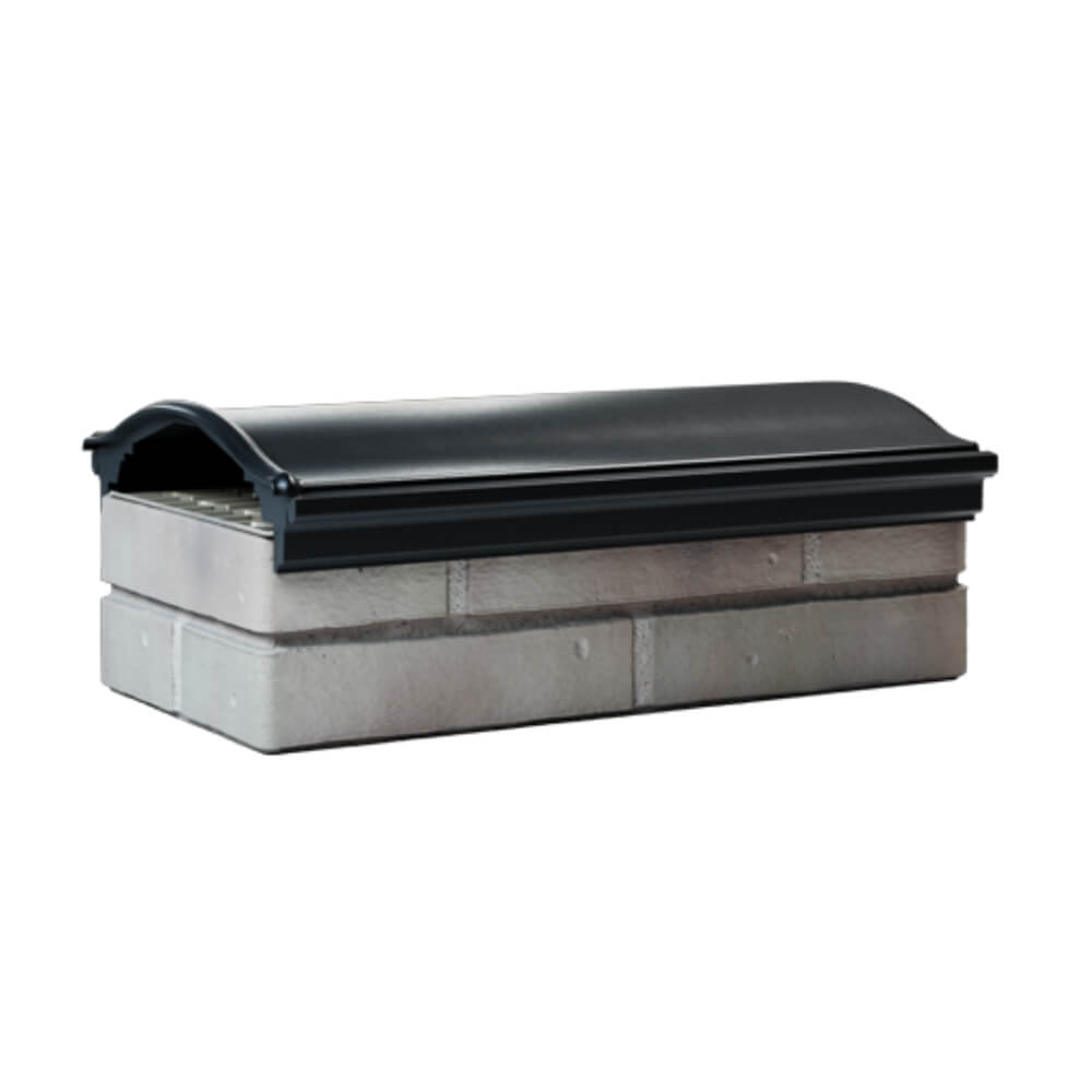 Парапет Zking Монблан Черный посадка на 1 кирпич (200/225/255мм) Урай фото