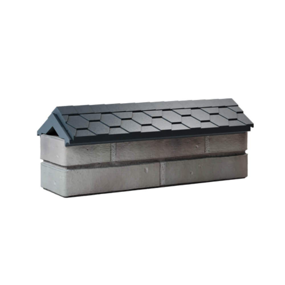 Парапет Zking Эверест Серый с посадкой на 0.5 кирпича (130мм) Урай фото