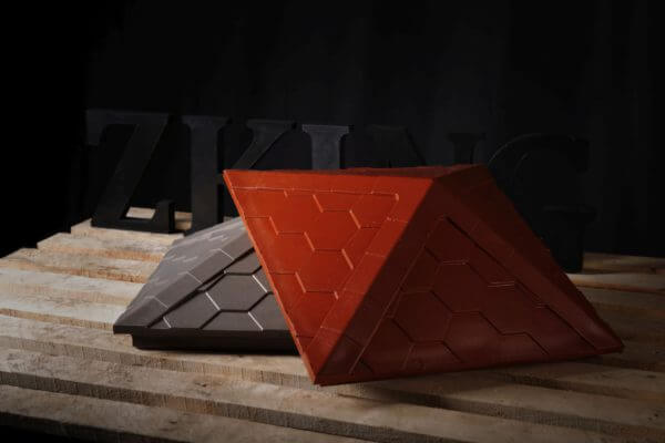 Колпак Zking Эверест Красный на столб 1.5х1.5 кирпича (390х390мм) в Урае фото