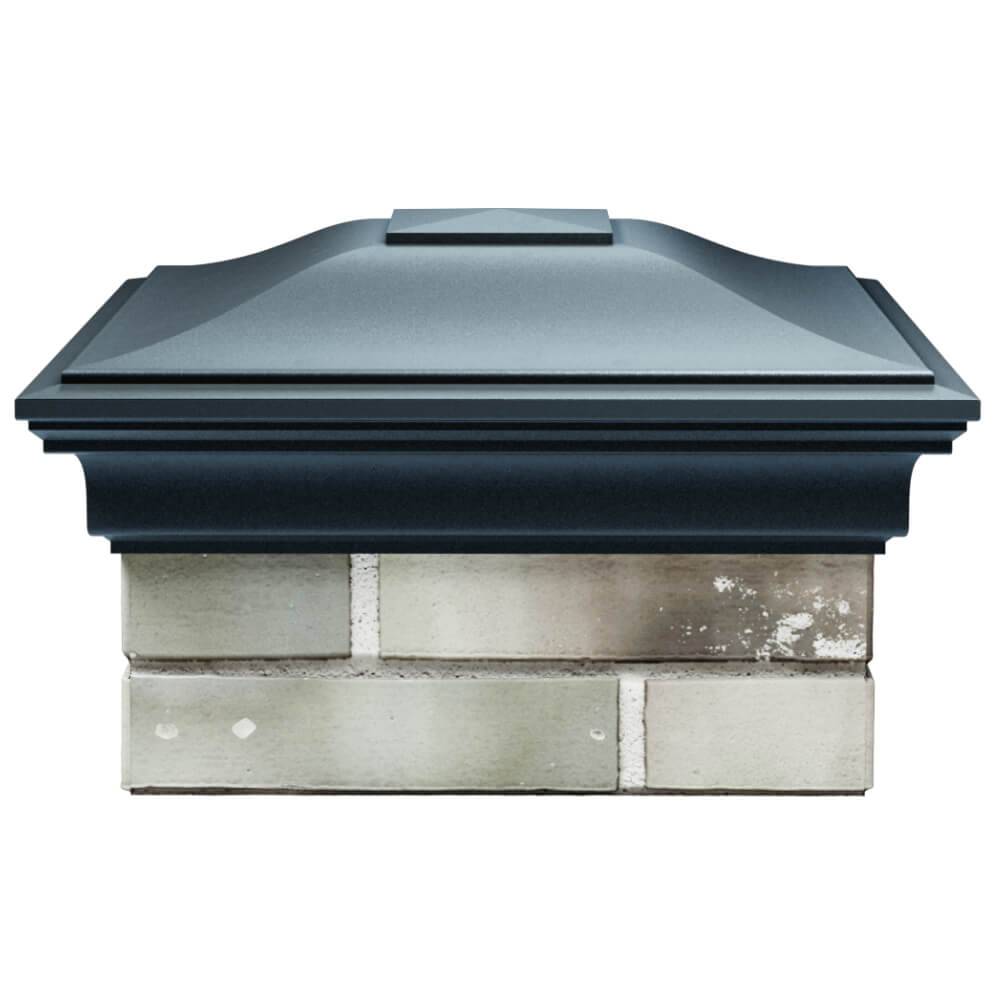 Колпак Zking Монблан Серый на столб 1.5х1.5 кирпича (385х385мм) Урай фото