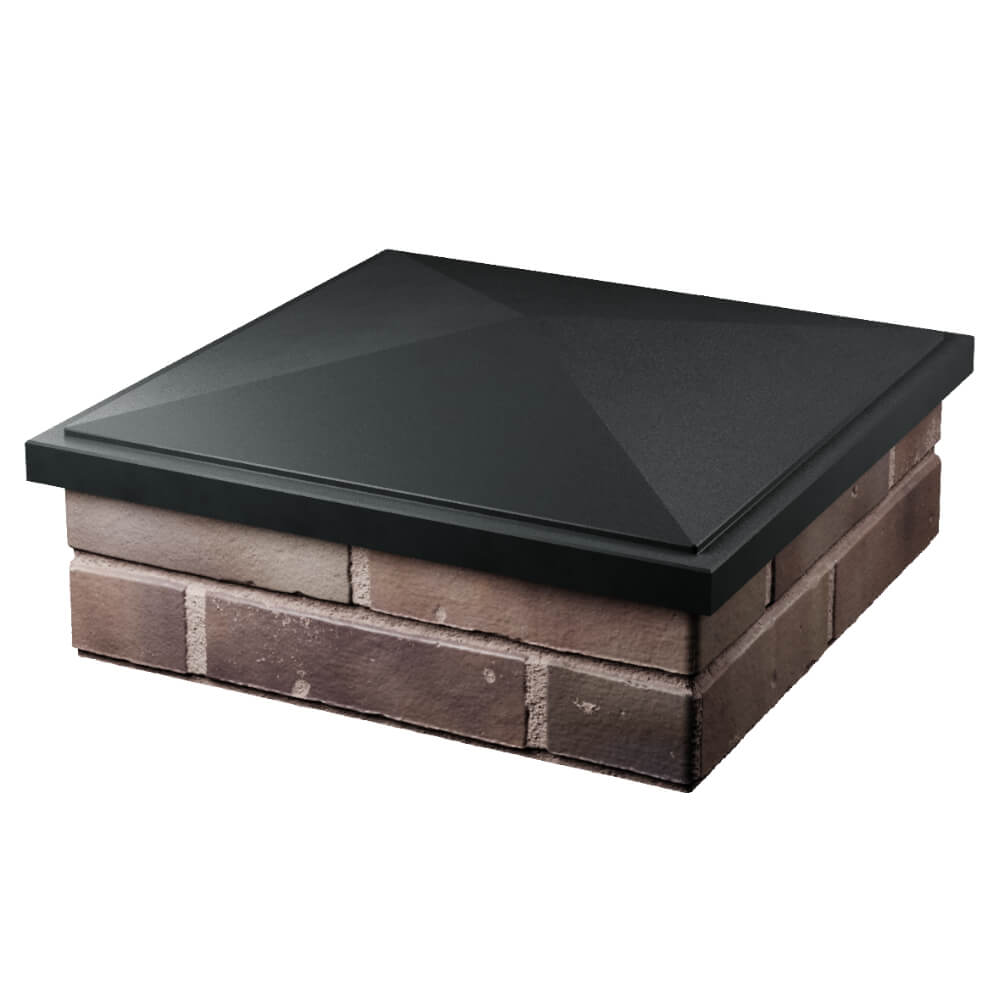 Колпак Zking БонаМоно Черный на столб 2х2 кирпича (515х515, 530х530мм) в Урае фото