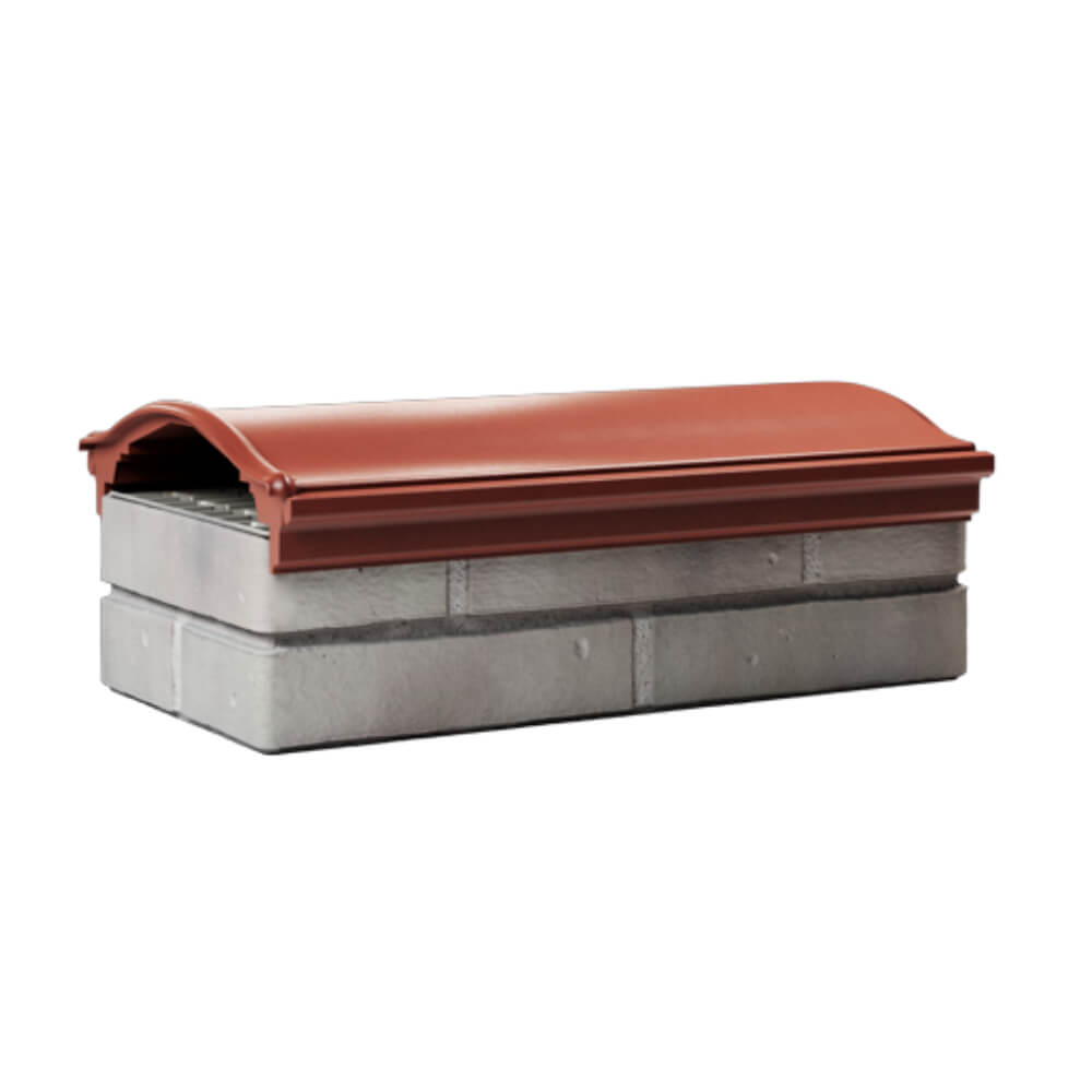 Парапет Zking Монблан Красный посадка на 1 кирпич (200/225/255мм) Урай фото