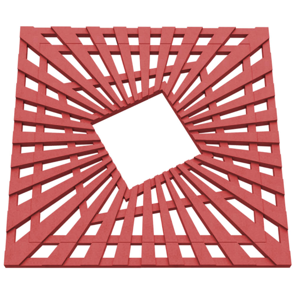 Приствольная решетка для дерева ZKING ATMOSPHERE 1.2х1.2м Красная в Урае фото