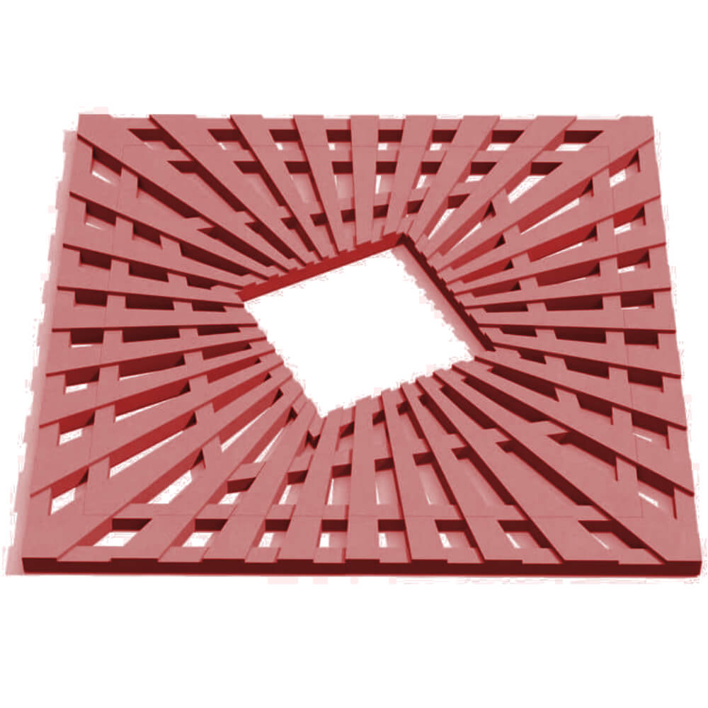 Приствольная решетка для дерева ZKING ATMOSPHERE 1.2х1.2м Красная Урай фото