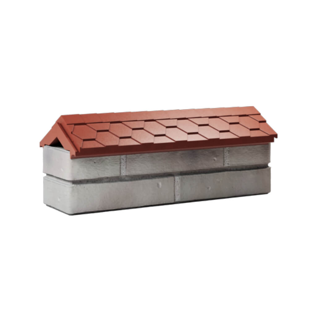 Парапет Zking Эверест Красный с посадкой на 0.5 кирпича (130мм) Урай фото