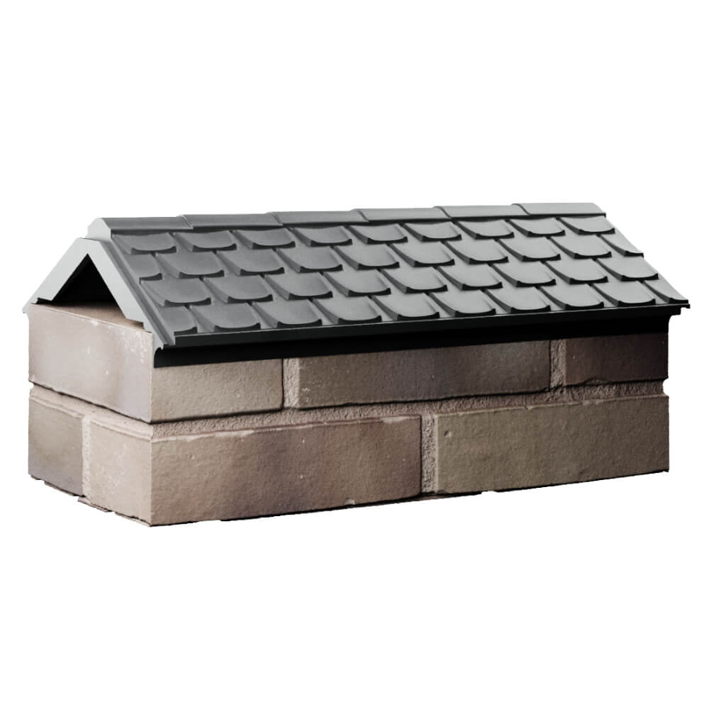 Парапет Zking Эльбрус Серый с посадкой на 1 кирпич (255мм) Урай фото