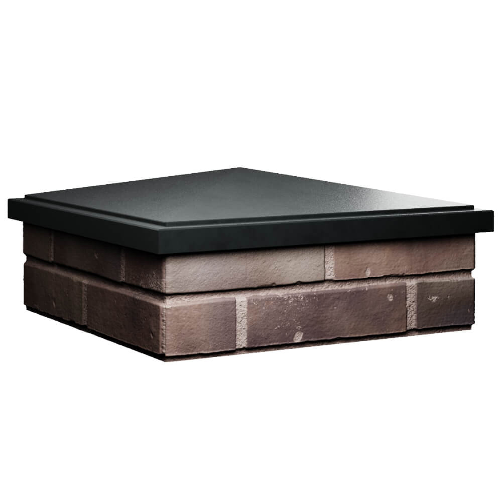 Колпак Zking БонаМоно Черный на столб 2х2 кирпича (515х515, 530х530мм) в Урае фото