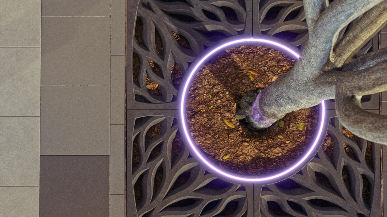 Приствольная решетка для дерева ZKING CRUST 1.2х1.2м Черная в Урае фото