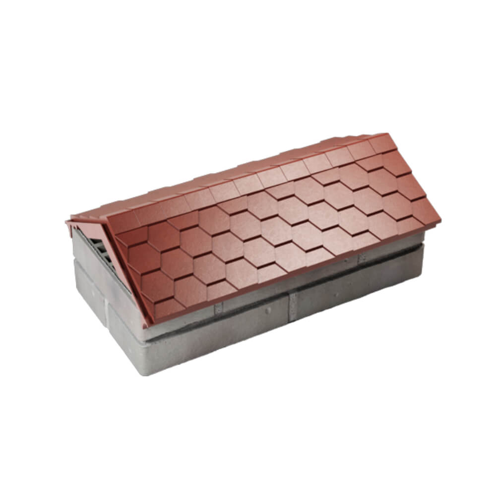 Парапет Zking Эверест Красный с посадкой на 1 кирпич (200/225/255мм) в Урае фото