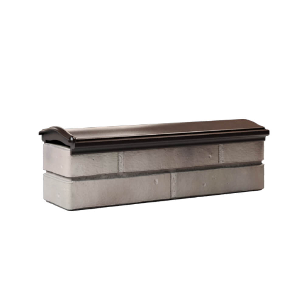 Парапет Zking Монблан Коричневый посадка на 0.5 кирпича (130мм) Урай фото