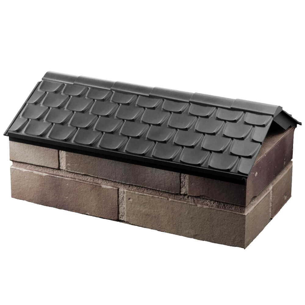 Парапет Zking Эльбрус Серый с посадкой на 1 кирпич (255мм) в Урае фото