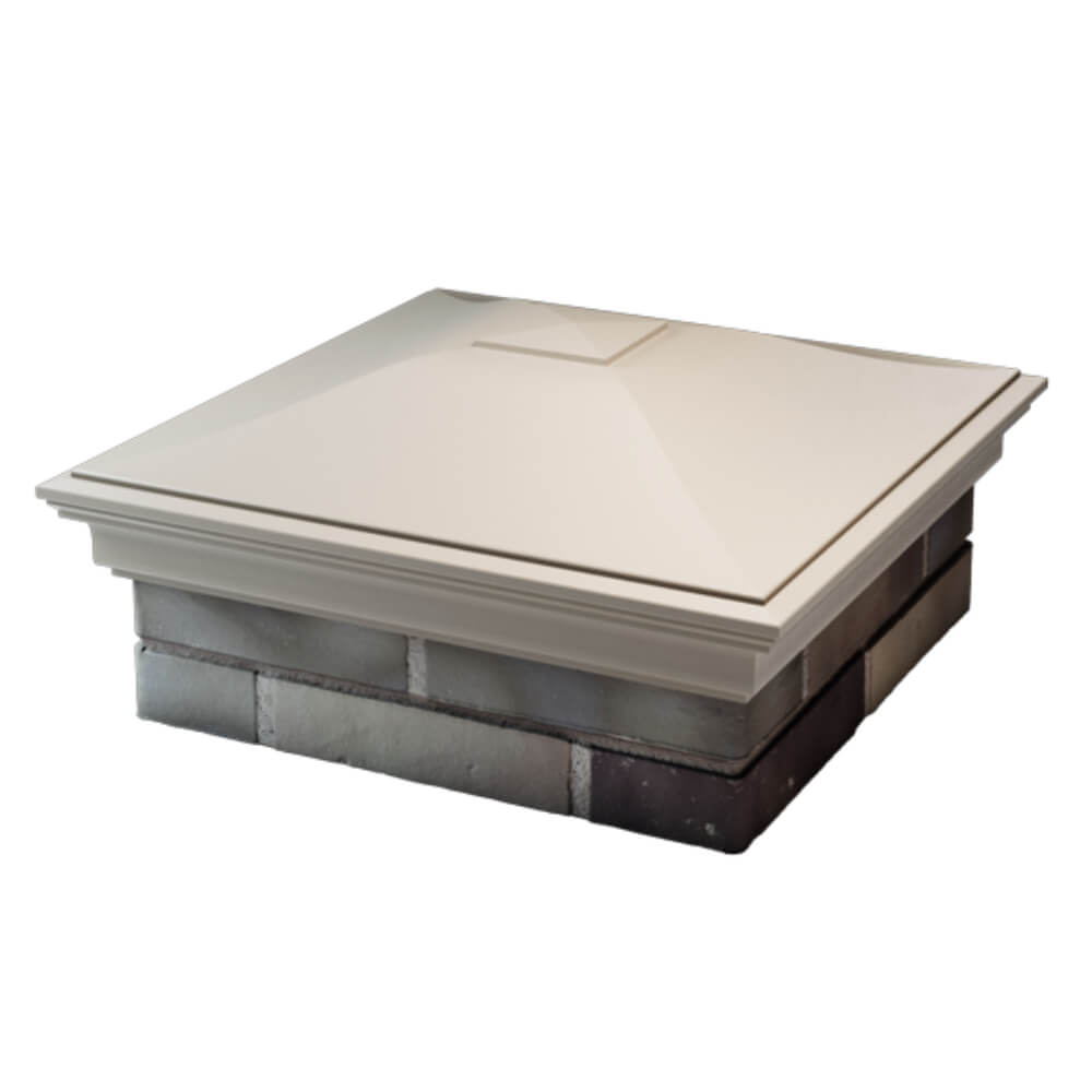 Колпак Zking Монблан Бежевый на столб 2х2 кирпича (515х515мм) в Урае фото