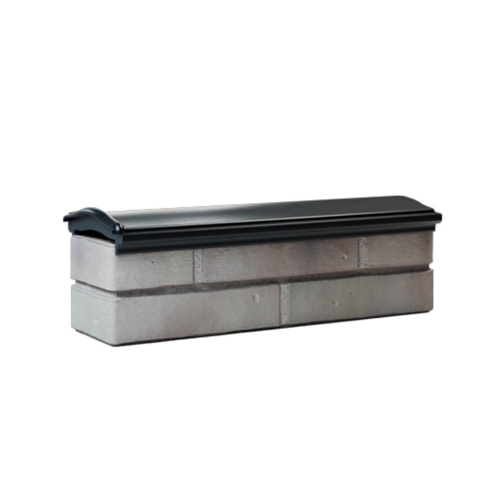 Парапет Zking Монблан Черный посадка на 0.5 кирпича (130мм) Урай фото