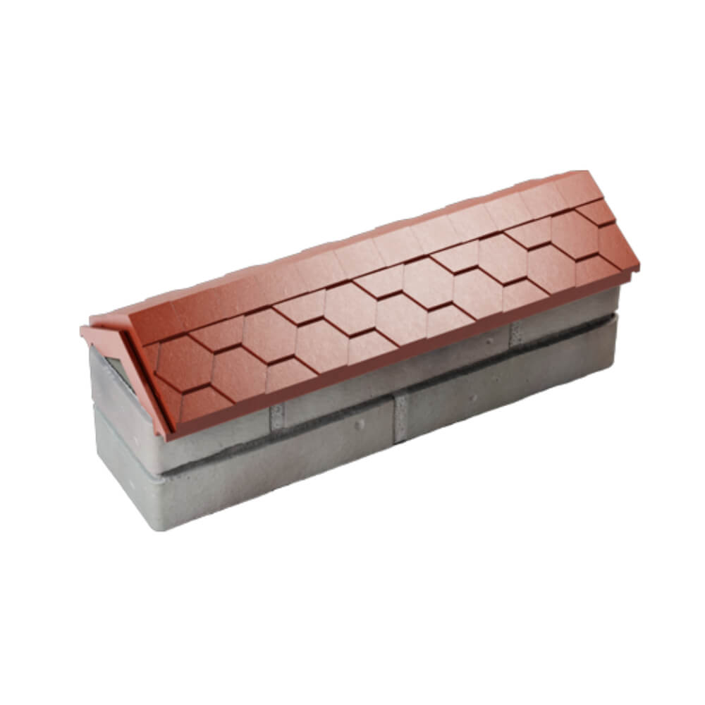 Парапет Zking Эверест Красный с посадкой на 0.5 кирпича (130мм) в Урае фото