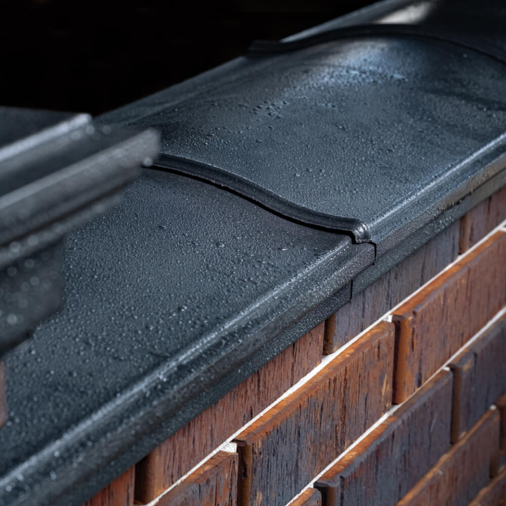 Парапет Zking Монблан Черный посадка на 0.5 кирпича (130мм) в Урае фото