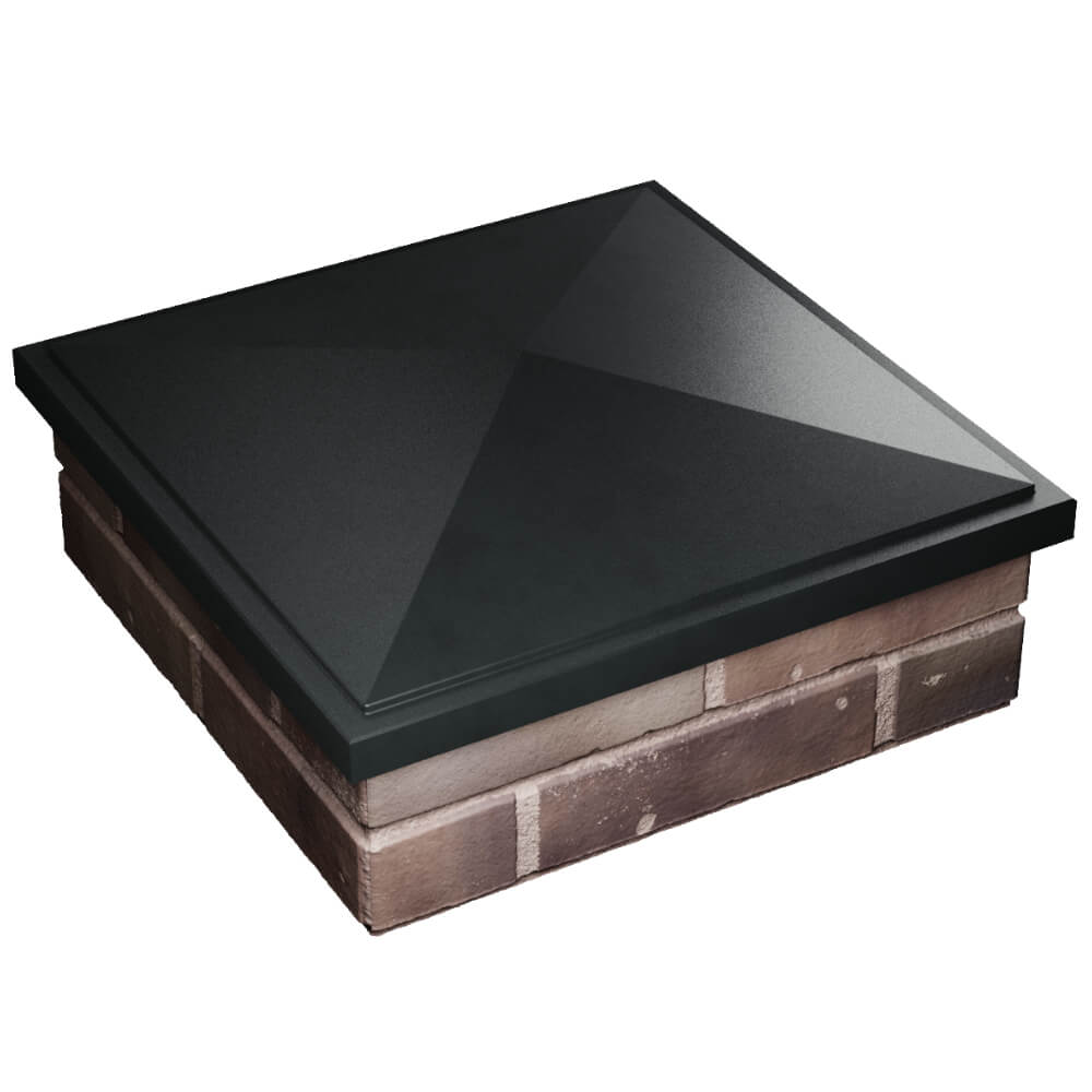 Колпак Zking БонаМоно Черный на столб 2х2 кирпича (515х515, 530х530мм) в Урае фото